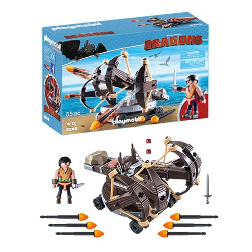 How to Train Your Dragon Eret with Fire Ballista Playset